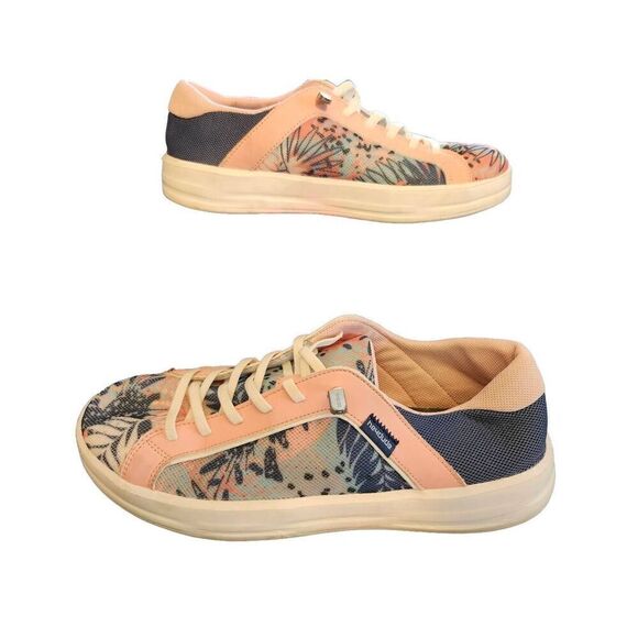Hey Dude Shoes - Hey Dude  Karina Breeze Island Lightweight Sneakers Pink Floral Size 9